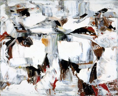 Translucidité, 1955, Paul-Émile Borduas, Huile sur toile.