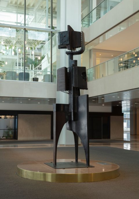 Cosmonaute n° 2, 1965, Steel and wood.