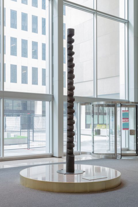 Justice aux Indiens d’Amérique, 1957, Wood and steel.