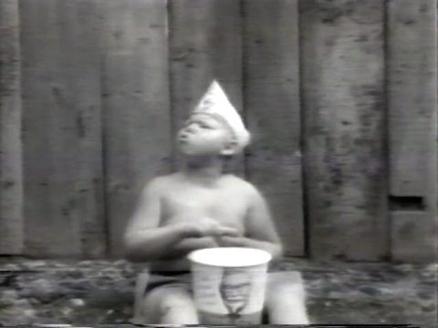 arrêt sur image de Pea Soup, 1978, Pierre Falardeau et Julien Poulin, Vidéogramme noir et blanc, 94 min, son.