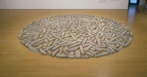 Niagara Sandstone Circle, 1981, Richard Long, 362 pierres de grès.