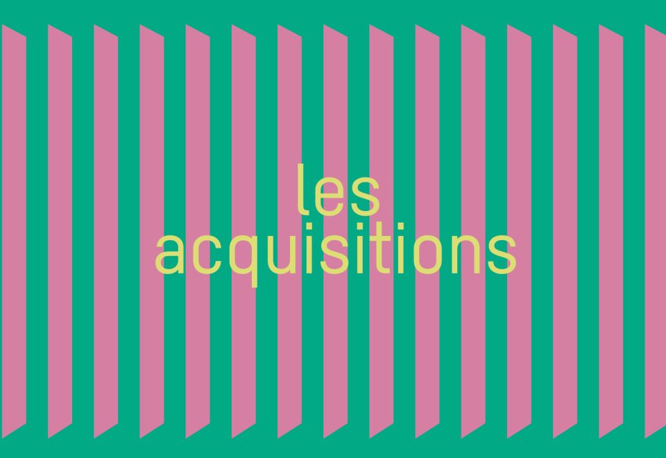 L'art de révéler : les acquisitions 