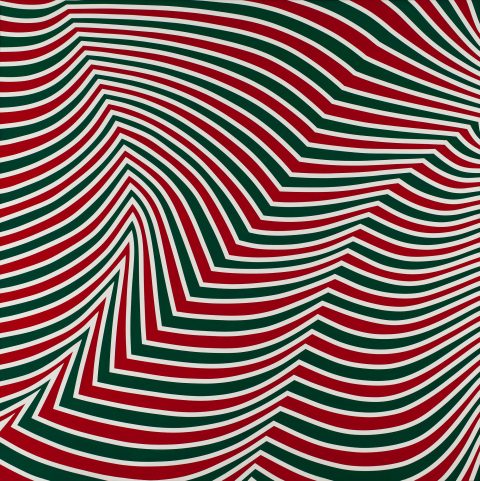 Rétine virevoltante, 1966, Acrylic on canvas.